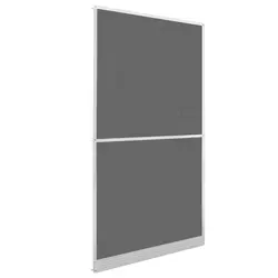 Zaslon za insekte s čepom Bijela i crna 120 x 240 cm