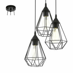 Eglo 94191 - Luster TARBES 3xE27/60W/230V
