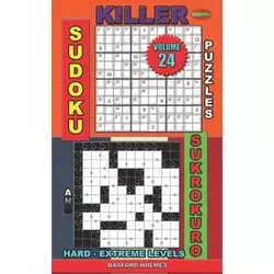 Killer sudoku puzzles and Sukrokuro.: Hard - extreme levels.