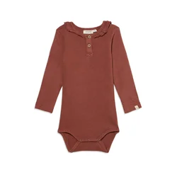 LilAtelier Pajac/bodi NBFTHORO rjasto rjava