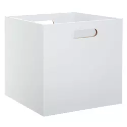 FIVE Kutija za odlaganje 30/5x30/5x30/5cm drvo bela