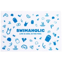 Swimaholic goggle cloth white