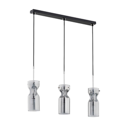 Luster na sajli KAPRIS 3xE14/40W/230V srebrna