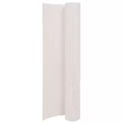 Dvostrana vrtna ograda 110 x 300 cm bijela