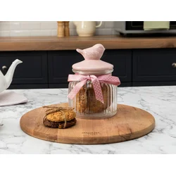 Madame Coco Tegla sa poklopcem Bird, 650 ml, Roze