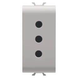 Gewiss Chorus, utičnica 2P+E 10A, 1M, natural saten ( Gw13201 )