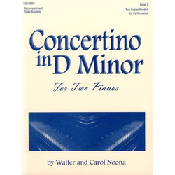 NOONA:CONCERTINO IN D MINOR 2 PIANOS
