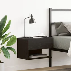 Noćni ormar Crni hrast 46 x 30 x 30 cm Konstruirano drvo