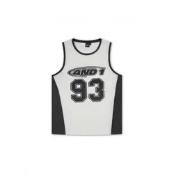 AND1 Majica 93 Airtex črna/bela
