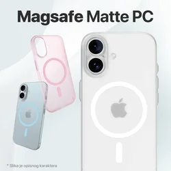 Torbica Magsafe Matte PC za Samsung A055F Galaxy A05 bela