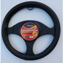 CAR LINE Navlaka volana M (38cm) crno-crvena COMFORT