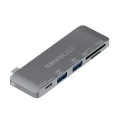 Terratec Postaja USB 3.2 Gen 1 Type-C, siva