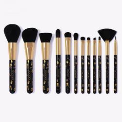 Docolor set kistova - 12 Pieces Goth Makeup Brush Set (P1202)