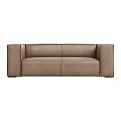 Svetlo rjava usnjena zofa 212 cm Madame - Windsor & Co Sofas