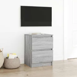 TV ormarić sivi sonoma 40x35x54 cm inženjerski drvo