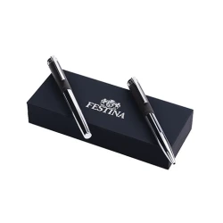 Festina Set Hemijska + Roller olovka Prestige Chrome, Crni