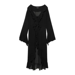 Pull&Bear Kimono črna