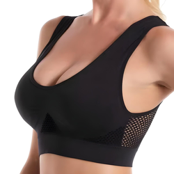 Sportska bešavna grudnjaka - Crna / M KP30522