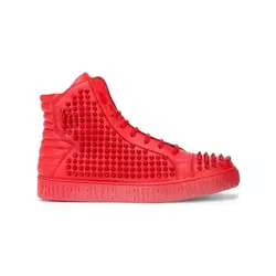 Philipp Plein-studded hi-top sneakers-men-Red