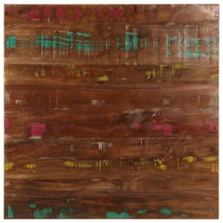 Ploča stola 80x80x1,5cm kvadratna masivna obrađena drvena ploča