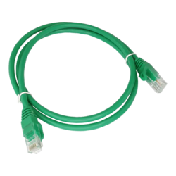 Patch kabel U/UTP kat 6A LSOH 2,0 m zelen ALANTEC