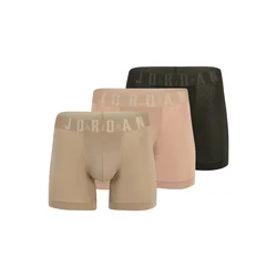 Jordan Boksarice FLIGHT Cotton Core Boxer Briefs bež/pesek/črna