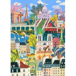 Pieces & Peace - Puzzle Pariz, moja ljubezen - 1 500 kosov