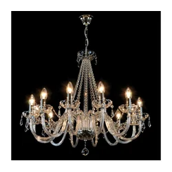 Wranovsky JWZ117122101 - Kristalni luster na lancu BONTON 12xE14/40W/230V