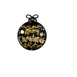 WALLXPERT XMASBLACK 007 Zidna dekoracija