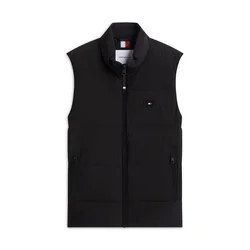 TOMMY HILFIGER Brezrokavnik črna