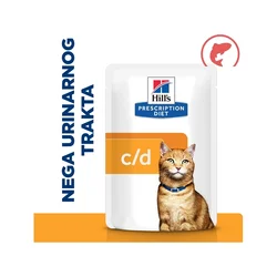 Hills Prescription Diet Hrana za mačke, c/d Multicare, Losos, 85g