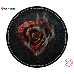 GENESIS Podloga za gaming stolicu Tellur 400, Crno-crvena