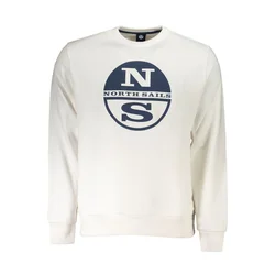 NORTH SAILS MEN'S ZIP-UP SWEATSHIRT WHITE