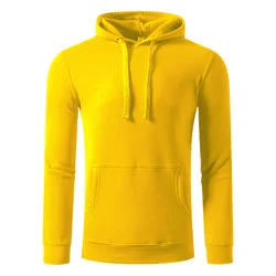 EXPLODE Nature cotton Muški duks sa kapuljačom, Žuta