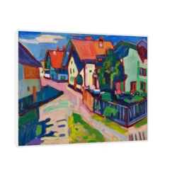 Canvas Slika na platnu Murnau, Wassily Kandinsky, Sa ramom, 150 x 120 cm, Crni