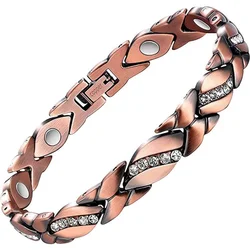 Ženski náramok AD - 38804 - Roza / 21,5cm KP38804