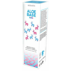 bioearth Aloebase Kids 2v1 gel za tuširanje in šampon-200 ml