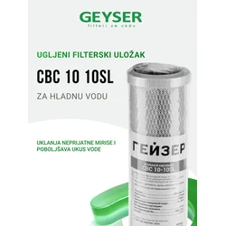 Geyser filterski uložak od presovanog aktivnog uglja CBC 10-10SL (10 ???)