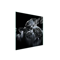 shumee Steklena zaščitna plošča za štedilnik 50x52 Diamond
