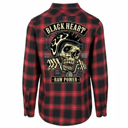 Moška srajca BLACK HEART - RAW POWER - RDEČA - 9937