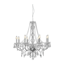 Searchlight 8888-8CL - Luster na lancu MARIE THERESE 8xE14/40W/230V