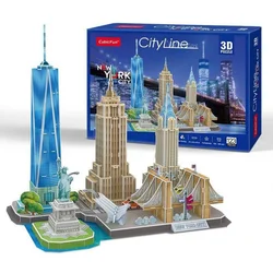 CUBIC FUN Puzzle 3D City Line New York City