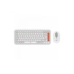 Tastatura + miš Logitech POP Icon Combo Wireless US White