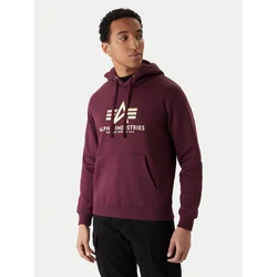 Alpha Industries Jopa Basic 178312 Bordo rdeča Regular Fit