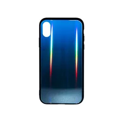 Maska za telefon OMBRE GLASS za Iphone XR (6.1) DZ4, Teget