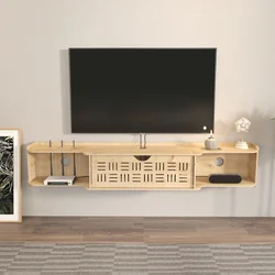 Hanah Home TV Komoda Pare, 140x25x25 cm, Hrast