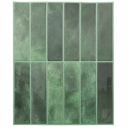 Pravougaona keramika 10 pcs Tamnozelena 29 x 23 x 0,08 cm