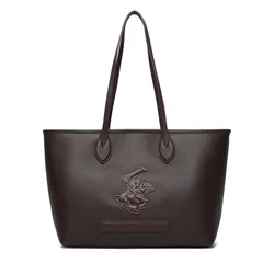 Beverly Hills Polo Club Ročna torba CWBEO-BHPC-L-006-10 Temno rjava