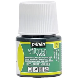 Pébéo Vitrea 160 Barva za steklo Emerald 45 ml 1 kos