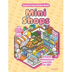 Mini Shops Sweet & Cozy Sticker Book